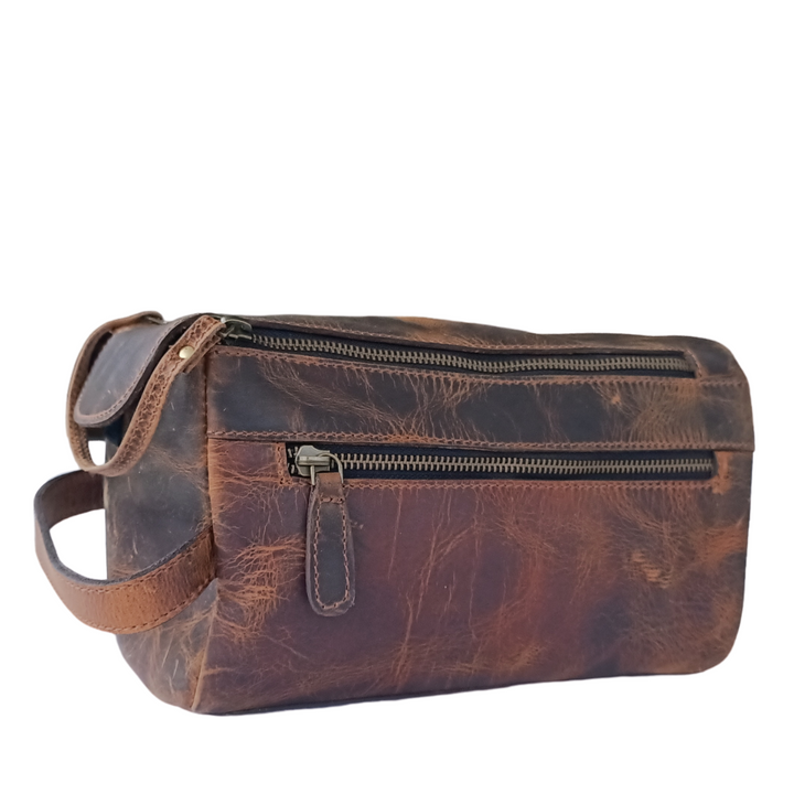Hunting Brown Toiletry Bag