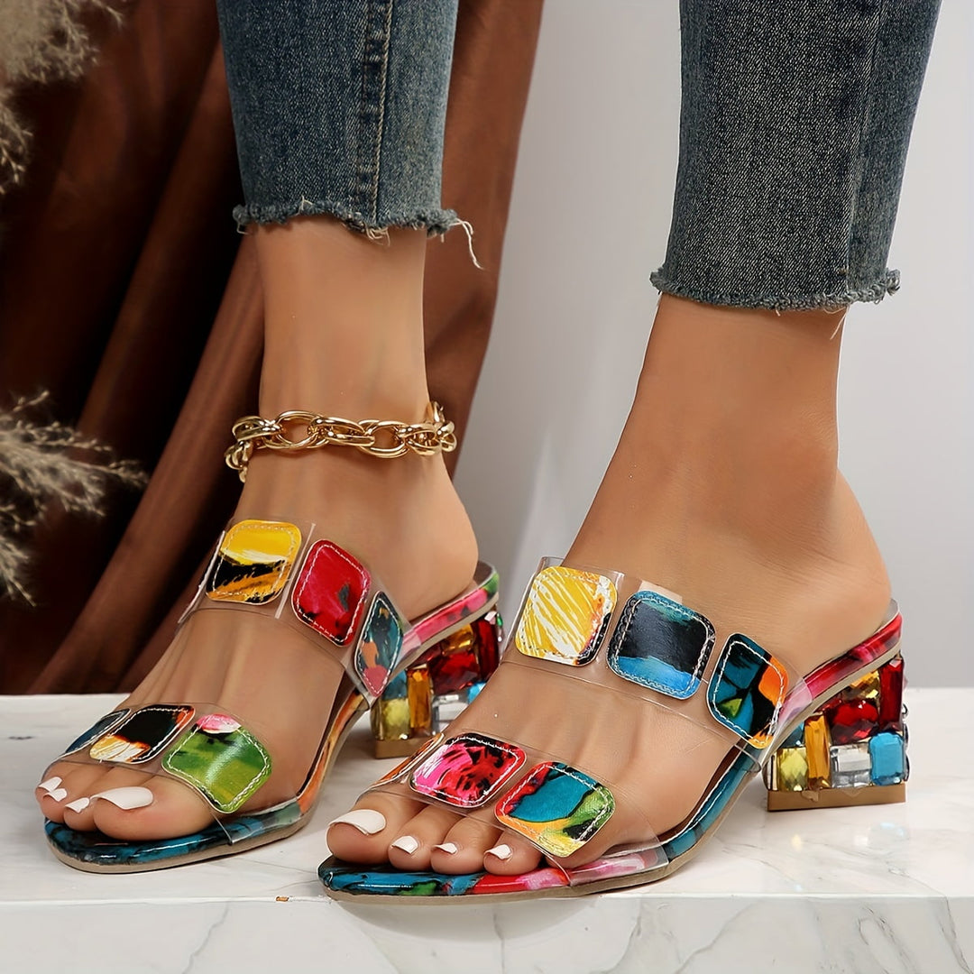 Wendy - Crystal-Embellished Sandals