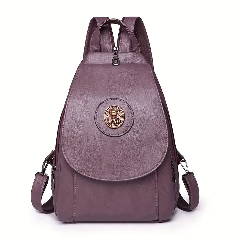 Mira Adjustable Vintage Denim Backpack