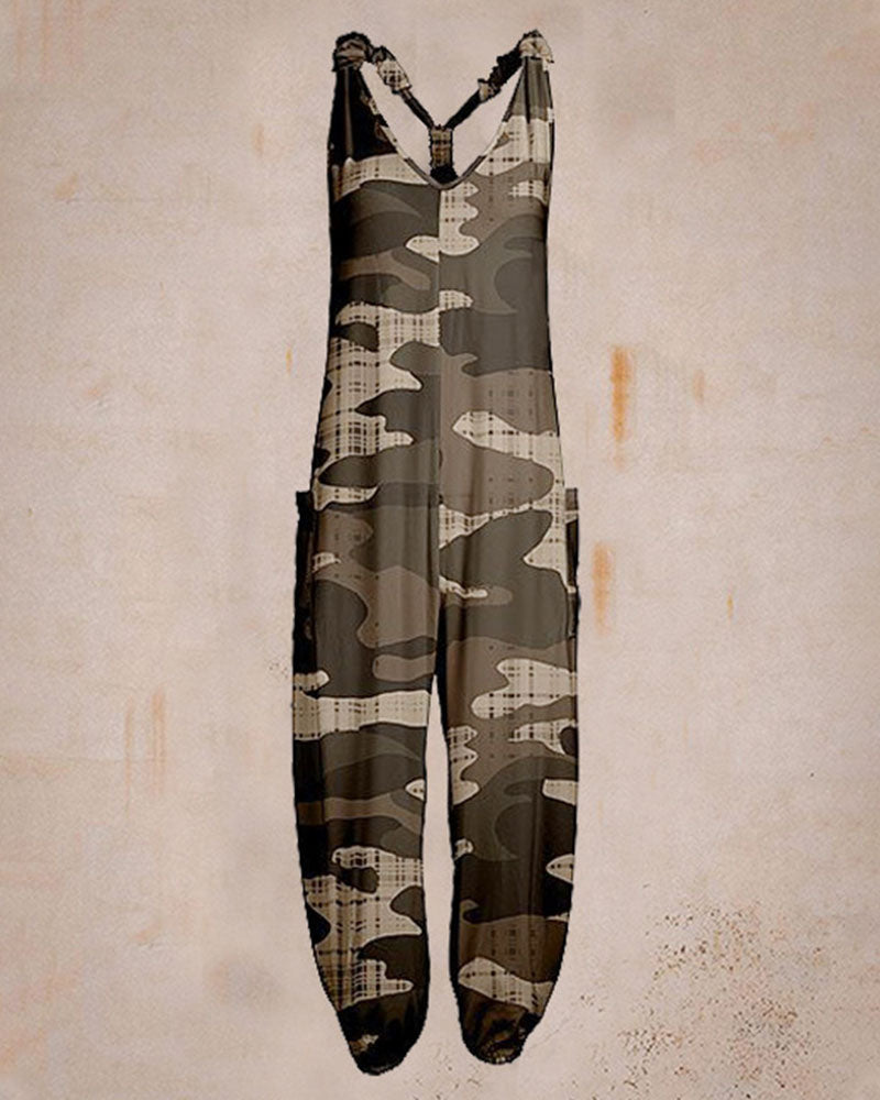 Soleen - Stylish Printed Casual Jumpsuit