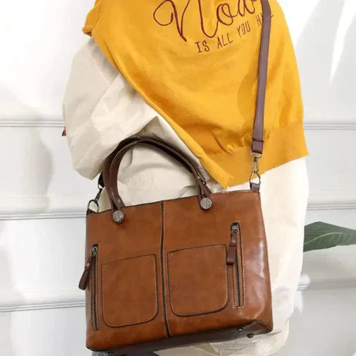 Stylish Vintage Leather Shoulder Bag