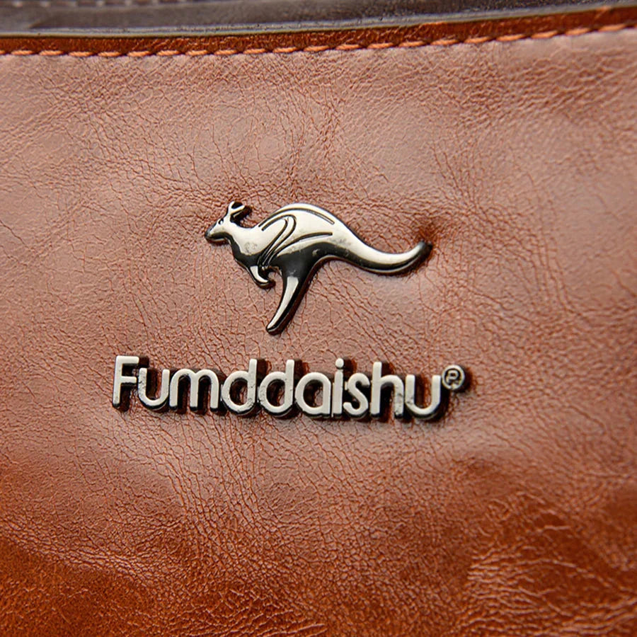 Women Retro Leather Handbag