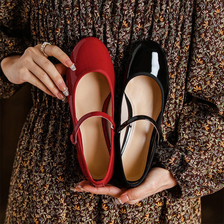 Livy Leather Mary Janes