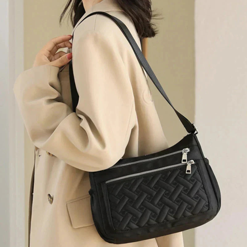 Noora™ | Nylon crossbody bag with messenger style