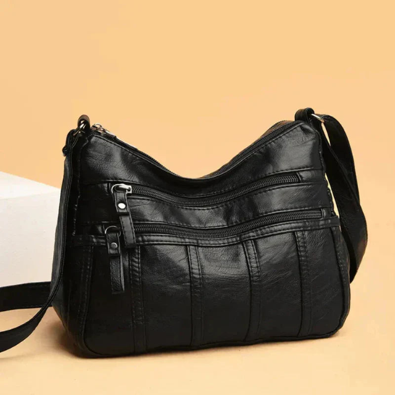 Noora™ | Soft Leather Crossbody Bag