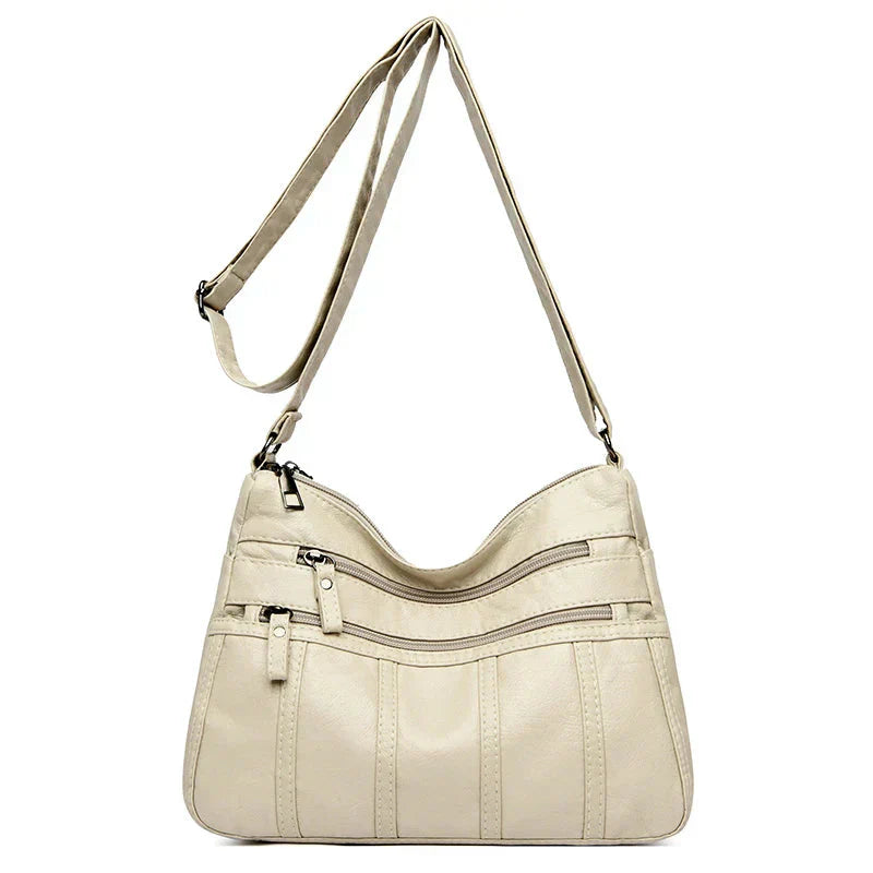 Noora™ | Soft Leather Crossbody Bag