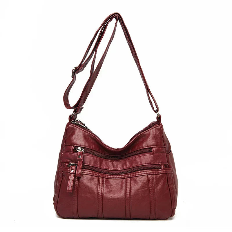 Noora™ | Soft Leather Crossbody Bag
