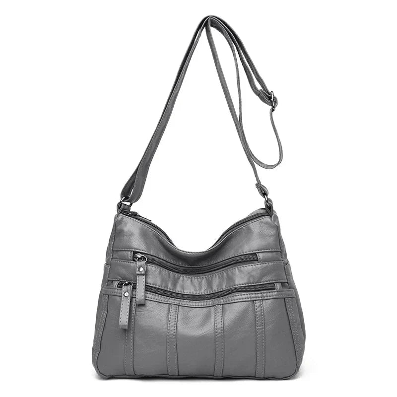 Noora™ | Soft Leather Crossbody Bag