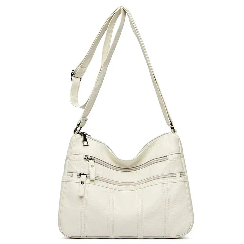 Noora™ | Soft Leather Crossbody Bag