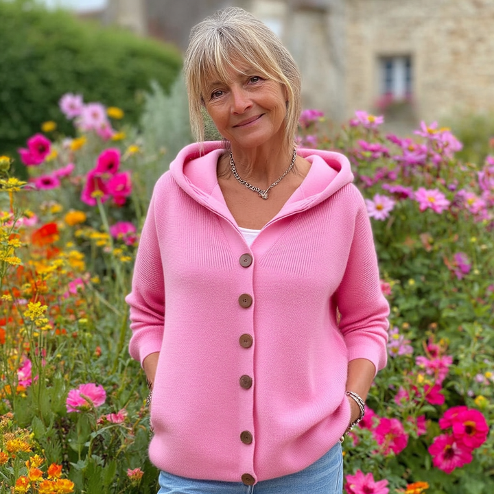 Cléandre | Hooded Vest with Buttons