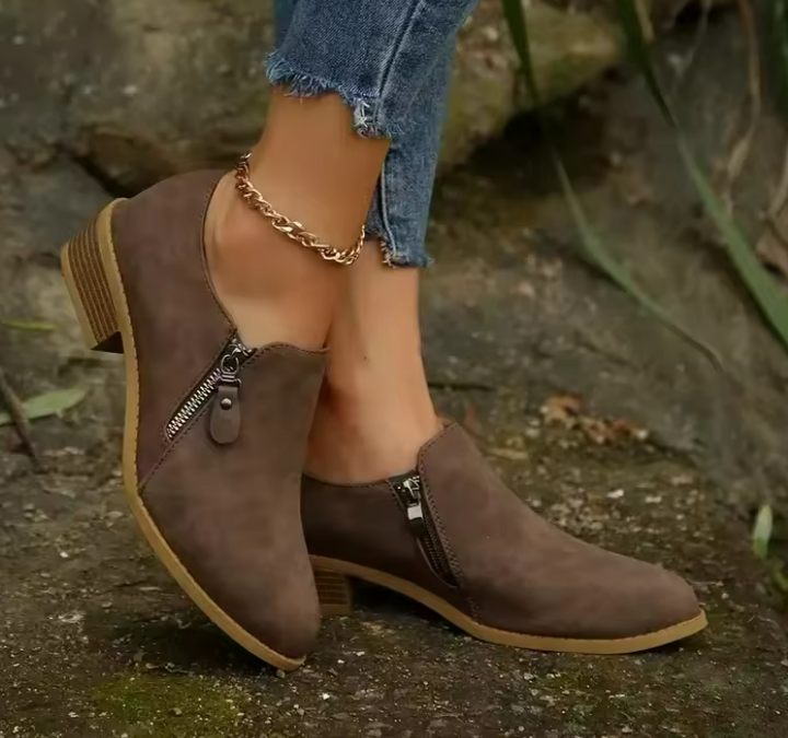 Bronte | Zip-Up Ankle Boots™