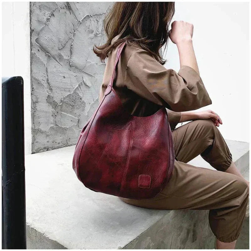 Noora™ | Leather Bag in Leather